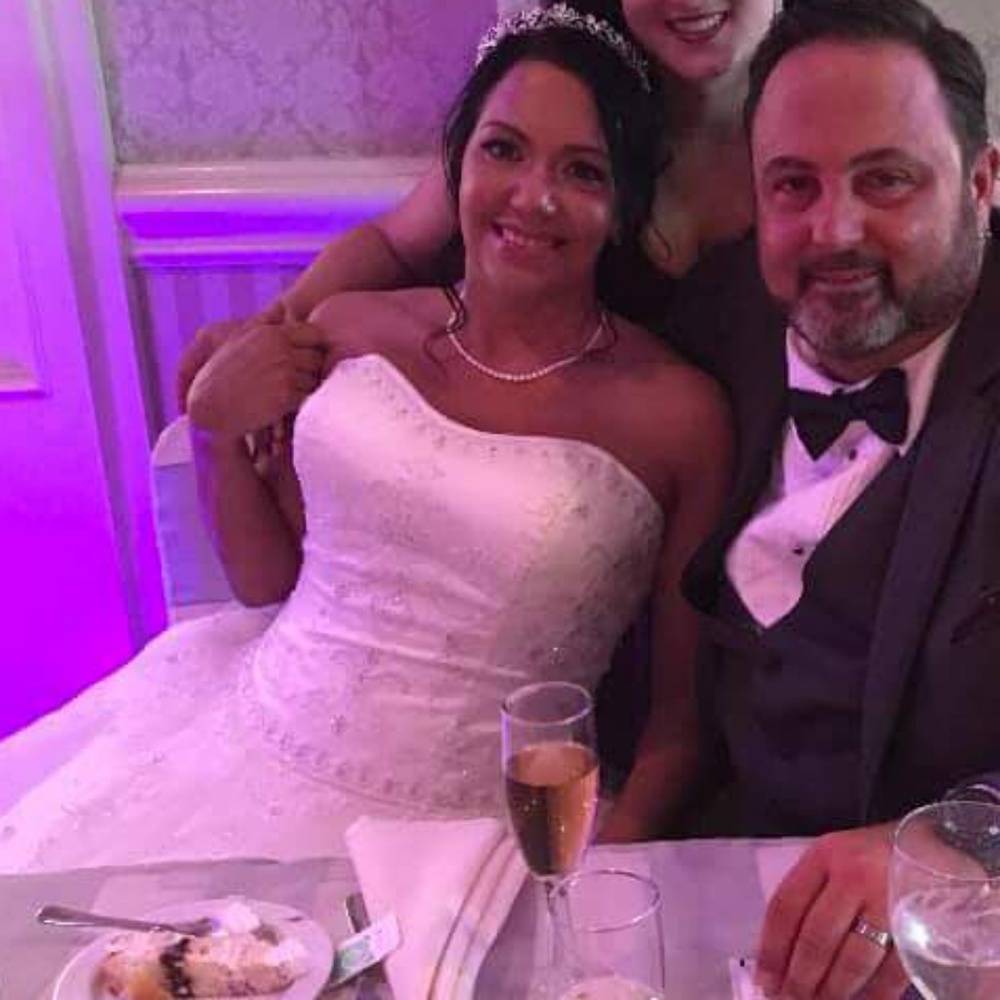 Oleg Cassini wedding dress David's  bridal pristin